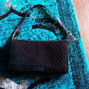 Vera Bradley Black  Wristlet and mini handbag bag